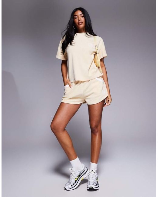 ASOS Yellow Co-Ord T-Shirt With Towelling