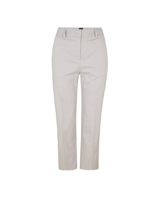 Boss Gray Tecarino2 10245944 01 Straight Leg Trousers