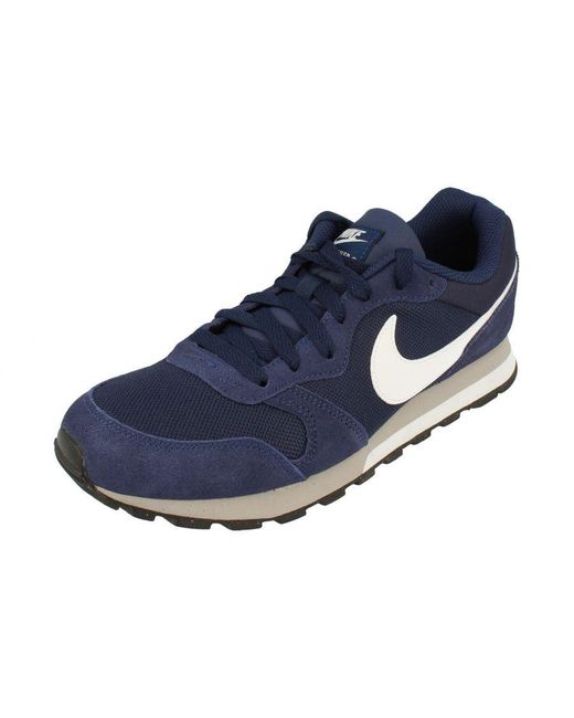 Nike Blue Md Runner 2 Shoes for men