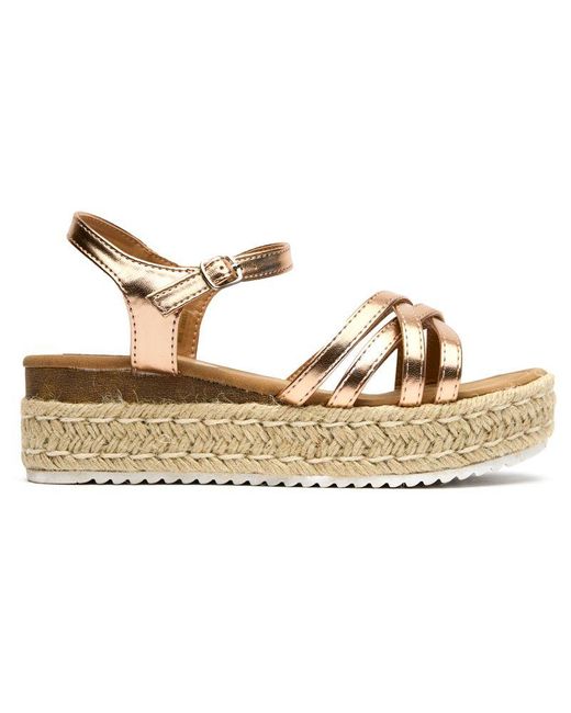 SOLESISTER Metallic Trixie Sandals
