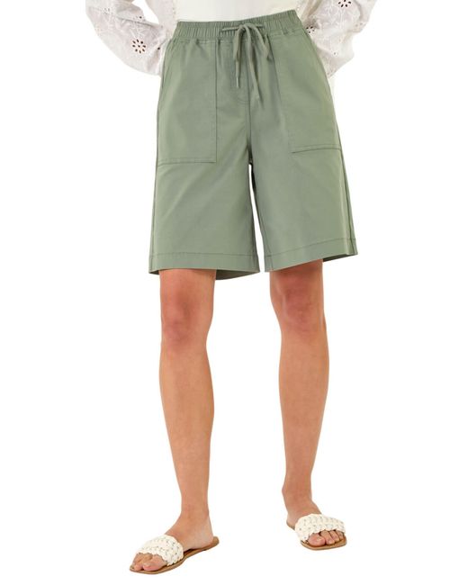 Roman Green Drawcord Detail Pocket Shorts