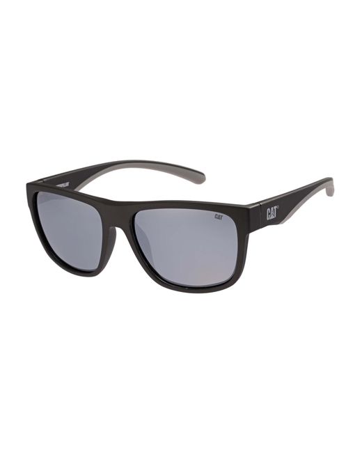 Caterpillar Blue Square Matte Mirror Polarized Cts-8032 for men