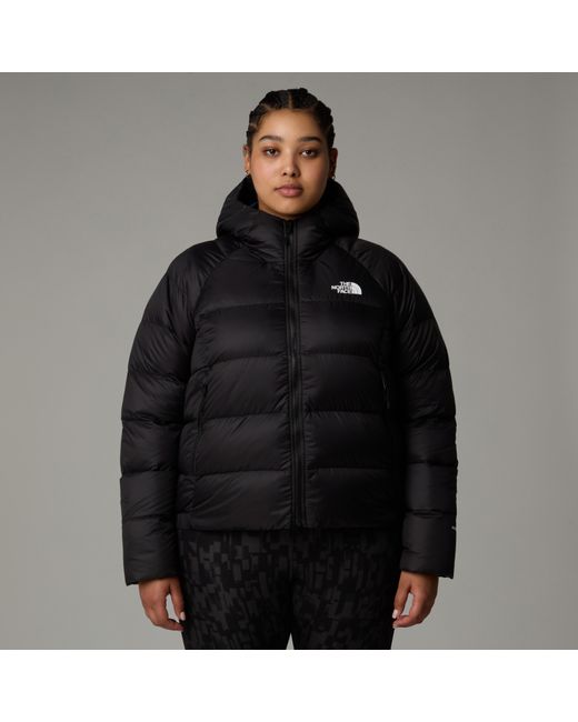 The North Face Black Plus Size Hyalite Down Hooded Jacket Tnf-Npf Nylon