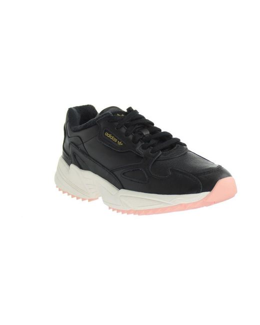 Adidas Black Falcon Trial Trainers Leather (Archived)