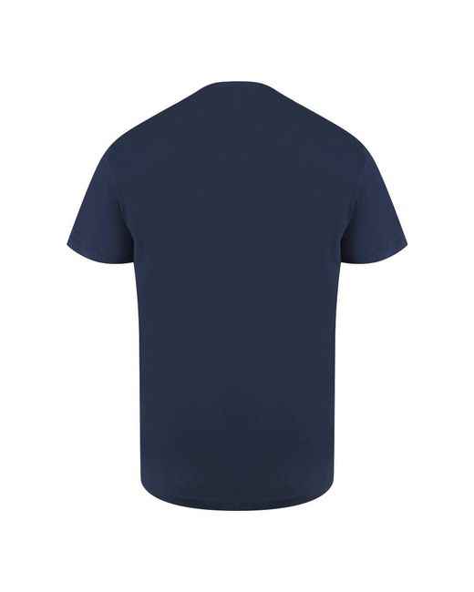 Moschino Blue Love Logo T-Shirt Cotton for men