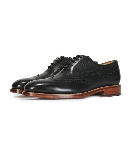 Oliver Sweeney Black Aldeburgh Shoes for men