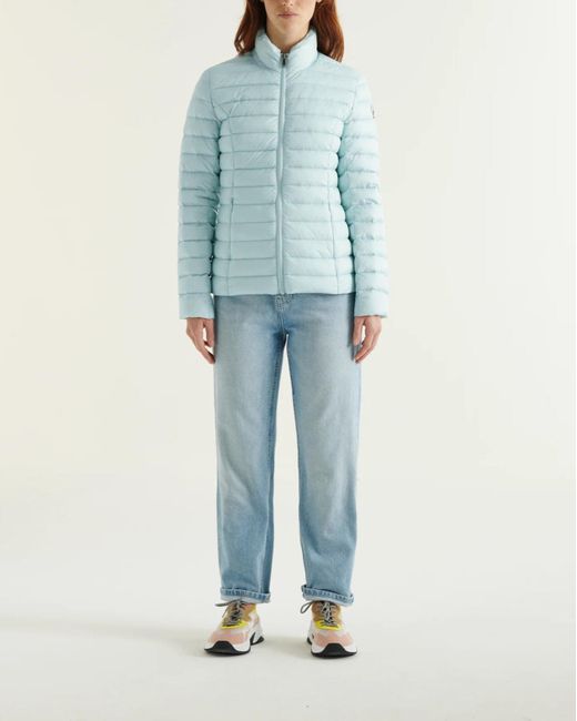 J.O.T.T Blue Cha High Neck Down Jacket