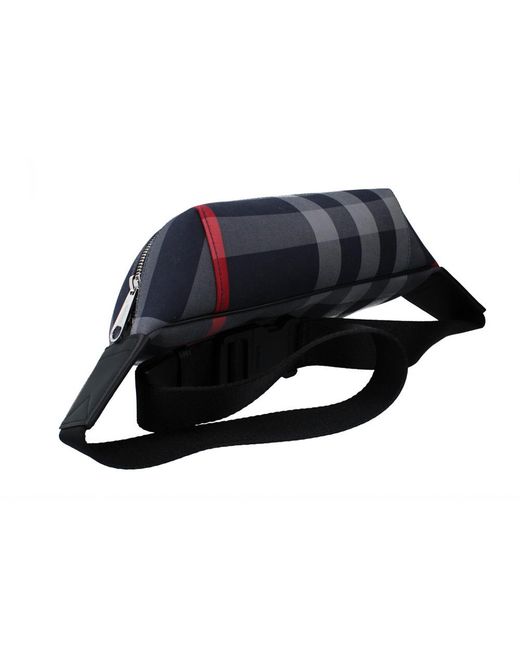 Burberry Blue Sonny Check Bumbag for men