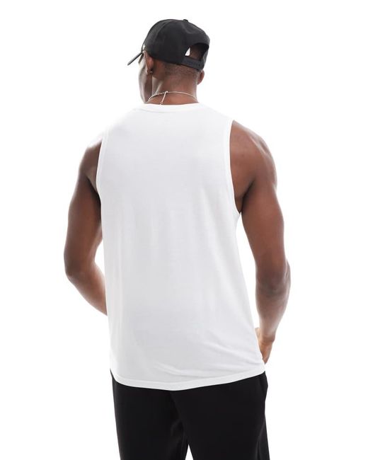 PUMA White Tech Tank Top for men