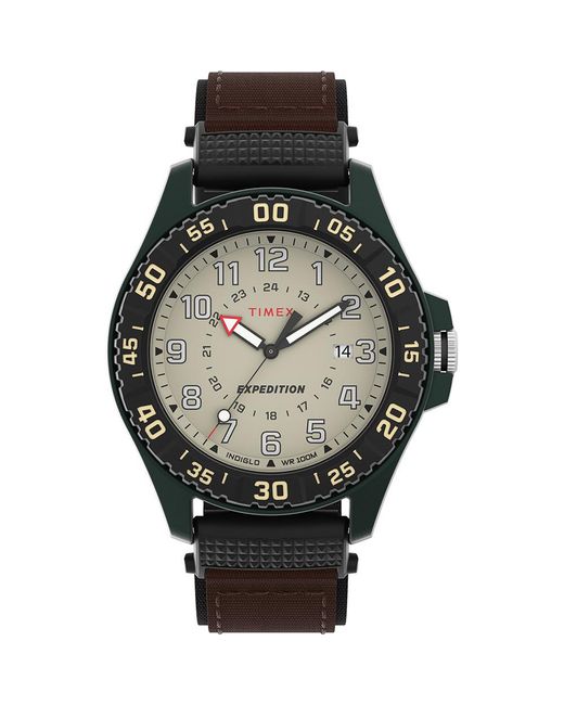 Timex Black Expedition Camper Watch Tw4B26500 Fabric for men