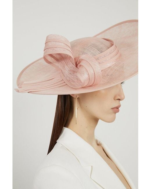 Karen Millen Pink Classic Bow Fascinator