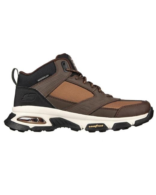 Skechers Black Envoy Bulldozer Memory Foam Boots for men