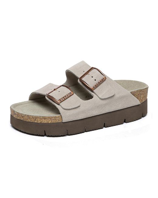 EverAu Australia Gray Ever Au Sandal Platform With Sole
