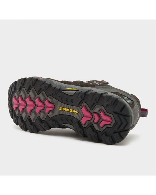 Peter Storm Black Arnside Ii Waterproof Walking & Hiking Shoes With High Traction Sole