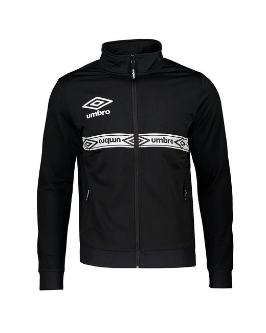 Umbro Black Taped Track Jacket for men