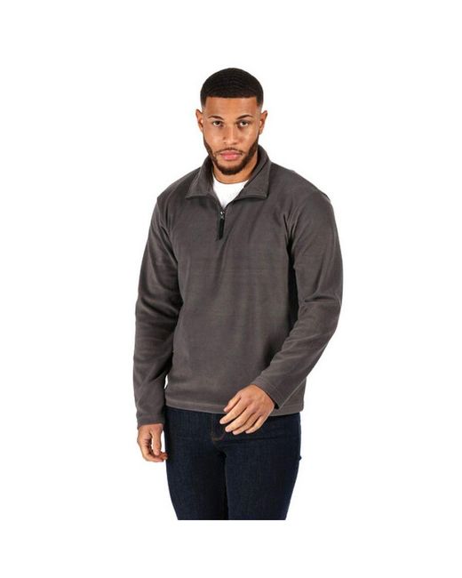 Regatta Blue Micro Zip Neck Fleece Top for men