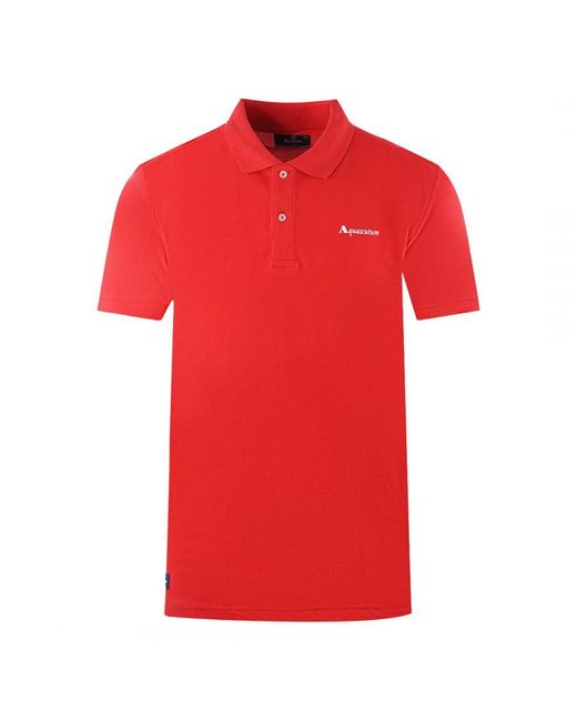 Aquascutum check short sleeve polo shirt top