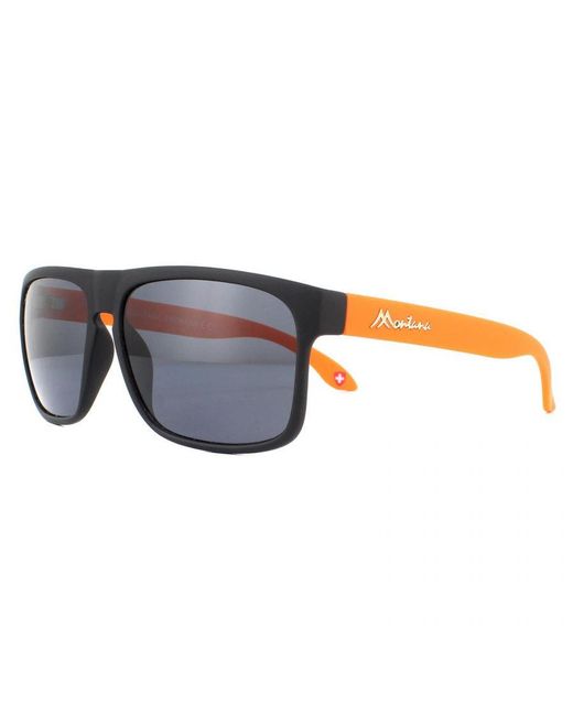Montana Gray Sunglasses Mp37 D With Rubbertouch Polarized