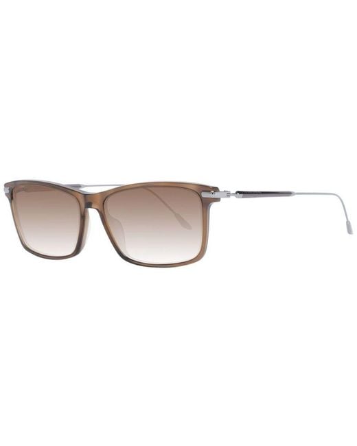 Longines White Rectangle Sunglasses for men