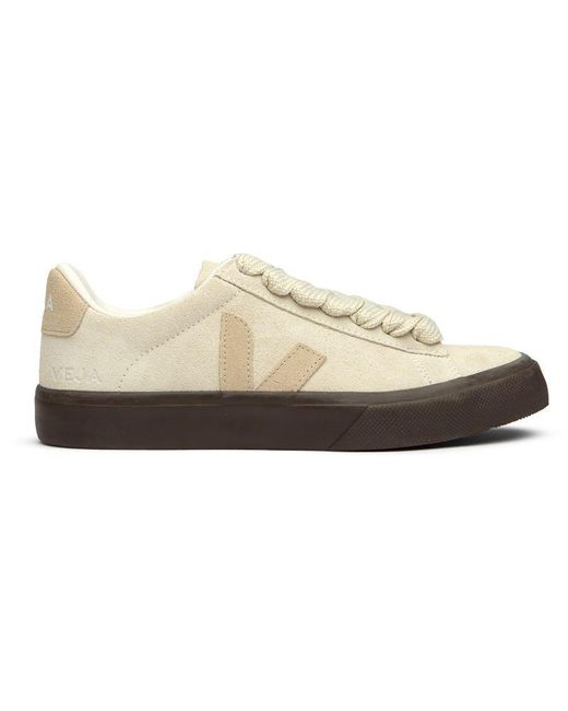 Veja Natural Campo Bold Suede Trainers