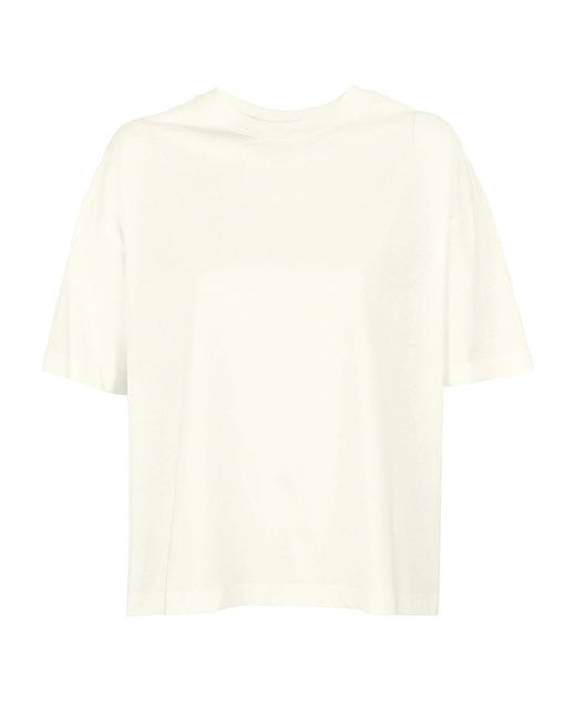 Sol's White Ladies Boxy Organic Oversized T-Shirt (Off)