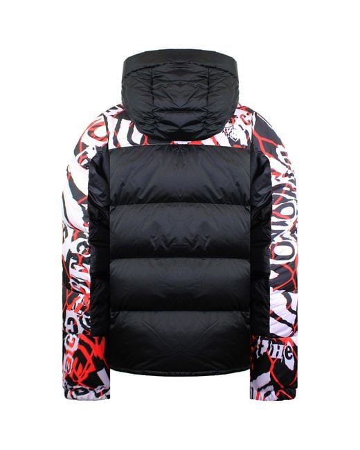 The North Face Black Printed Himalayan Down Jacket Nylon for men