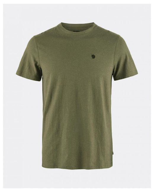 Fjallraven Green Hemp Blend T-shirt for men