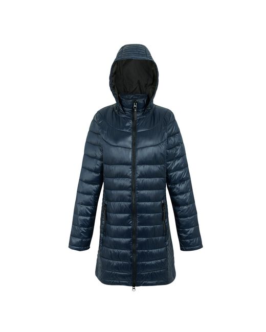 Regatta Blue Ladies Andel Iv Quilted Baffled Jacket Material_Polyester