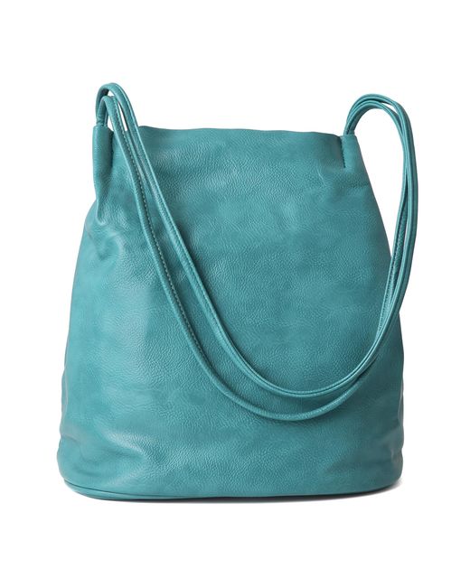 Woodland Leathers Blue Tote Shoulder Bag