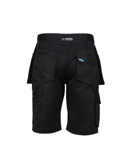 Regatta Black Tactical Incursion Cargo Shorts for men
