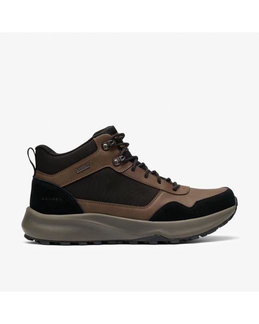 Clarks Black Pelmo Hi Wp Boots for men