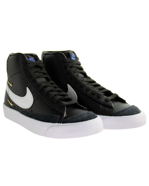 Nike Black Blazer Mid '77 Trainers Leather