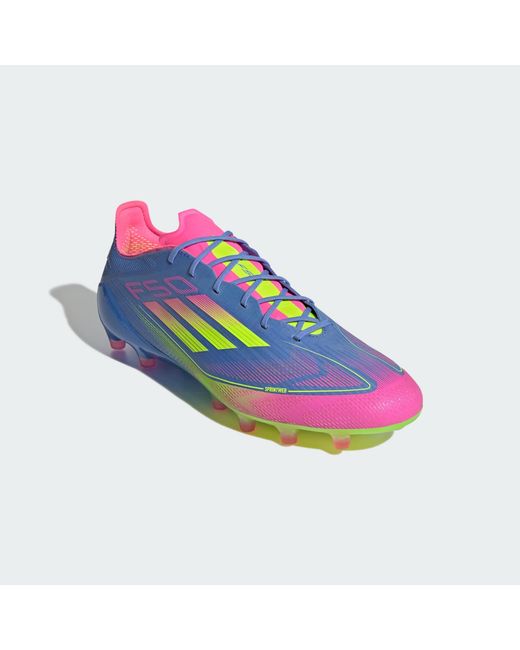 Adidas Originals Blue F50 Elite Artificial Grass Boots