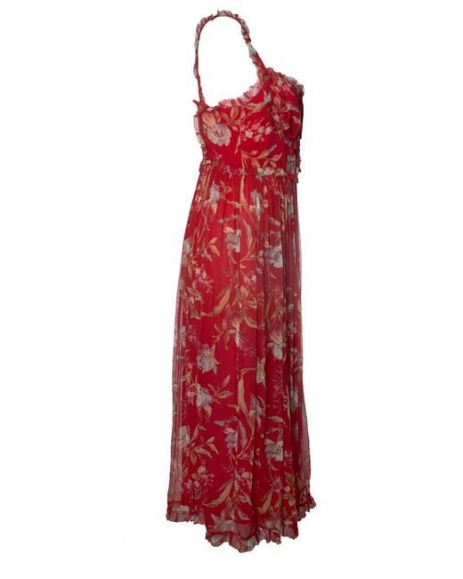 Zimmermann Red Corsair Iris Jumpsuit