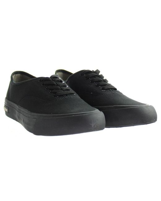 Seavees Black Legend Sneaker Standard Poplin Shoes Canvas for men