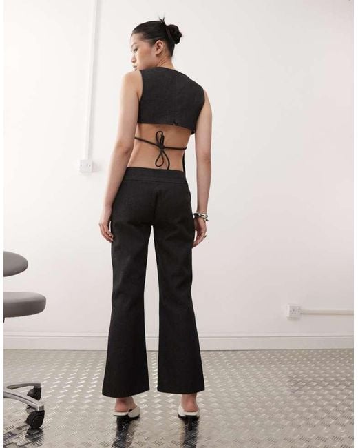 Motel Natural Padali Cropped Co-Ord Trouser