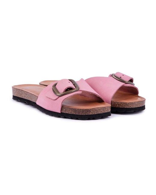 Sole Purple Zeena Flat Sandals