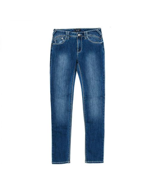 Armani Blue S Long Skinny Fit Jeans C5j28-8k Cotton