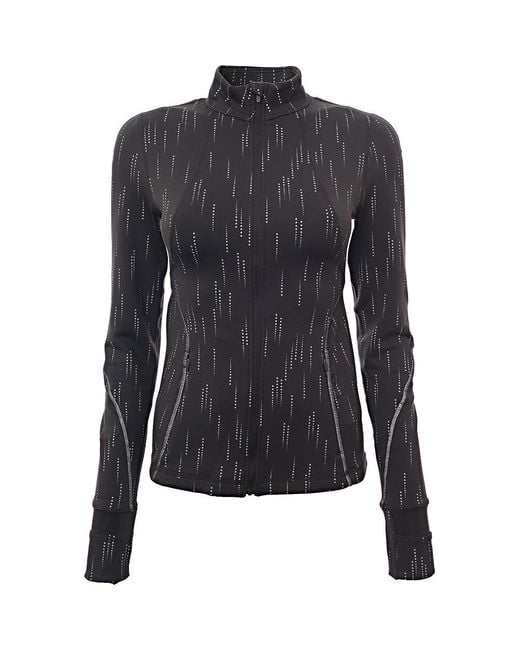 Sweaty Betty Black Therma Boost Reflective L/S Run Top