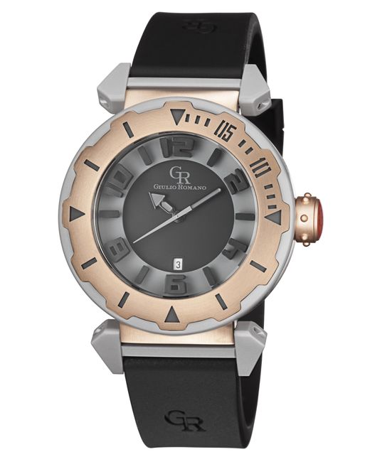 Giulio Romano Gray Ferrara Watch Rubber for men