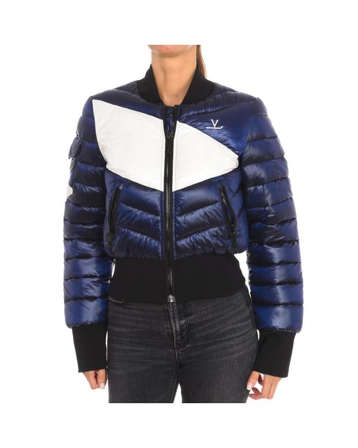 Vuarnet Blue Gepolsterte Jacke Awf22475 Frau