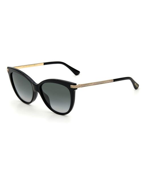 Jimmy Choo Black Axelle Cat Eye Sunglasses Jcaxellegs8079Oac