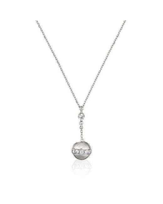 Orphelia Metallic 925 Sterling Chain With Pendant