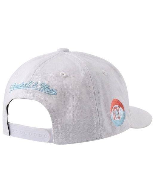 Mitchell & Ness Blue Nba Brooklyn Nets Uninterrupt Cap Cotton