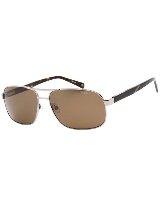 Banana Republic Bronze Pz Lens Ruthenium Zilverzonnebril in het Brown