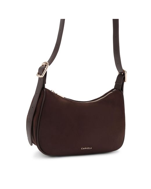 Carvela Kurt Geiger Brown Suedette Livia Scoop Bag