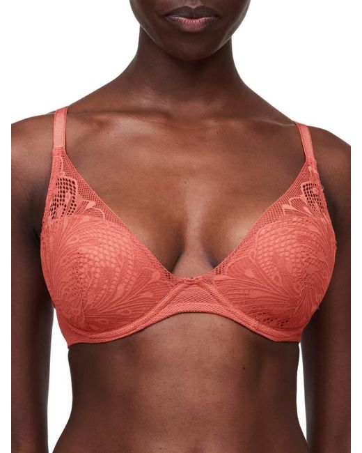 Passionata Red Thelma Plunge T-Shirt Bra