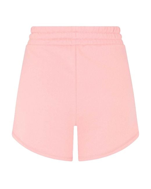 PUMA Pink Ladies Woven High Waist Sweat Shorts