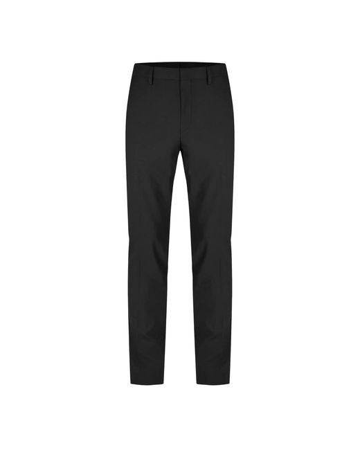 Boss Black Patterned Straight Chinos for men