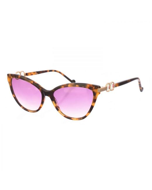 Liu Jo Pink Cat Eye Shaped Acetate Sunglasses Lj755S